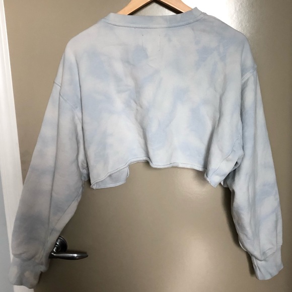 NWOT TNA cozy fleece cropped sweater, SZ M - Picture 4 of 4